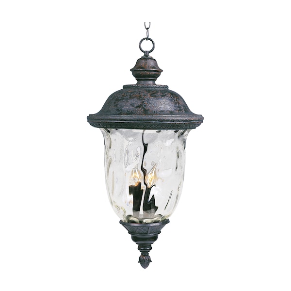 Maxim Lighting Carriage House 3-Light 12.5" Wide Oriental Bronze Pendant Light 40427WGOB - main